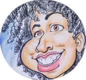 Bre's Caricature Logo. Click to return to home page.